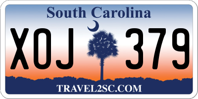 SC license plate XOJ379