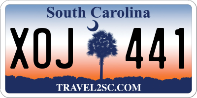 SC license plate XOJ441