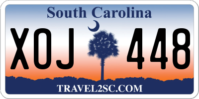 SC license plate XOJ448