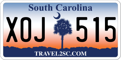 SC license plate XOJ515