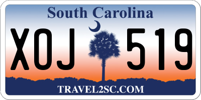 SC license plate XOJ519