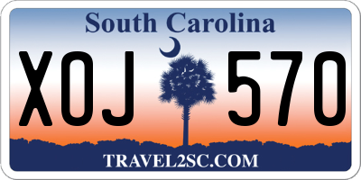 SC license plate XOJ570