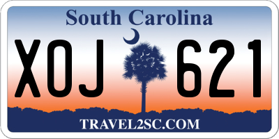 SC license plate XOJ621