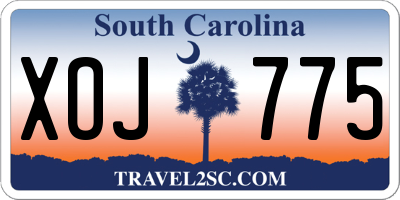 SC license plate XOJ775