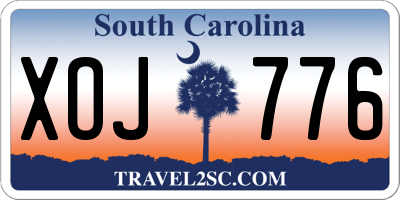 SC license plate XOJ776