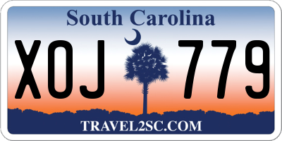 SC license plate XOJ779