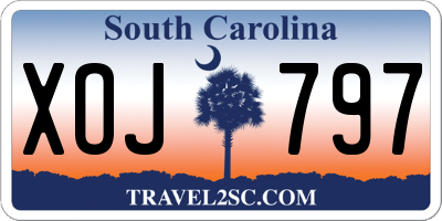 SC license plate XOJ797