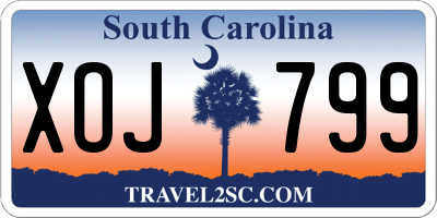 SC license plate XOJ799