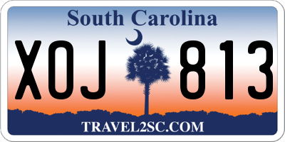 SC license plate XOJ813