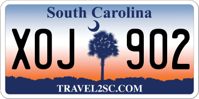 SC license plate XOJ902