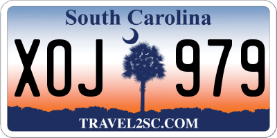 SC license plate XOJ979