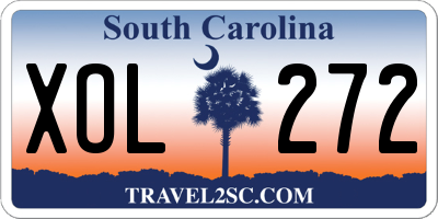SC license plate XOL272