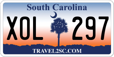SC license plate XOL297