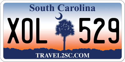 SC license plate XOL529