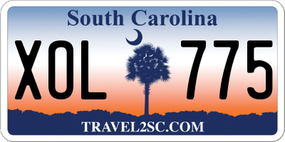 SC license plate XOL775