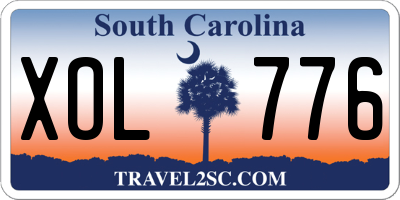 SC license plate XOL776