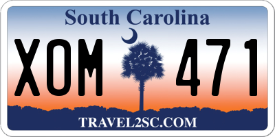 SC license plate XOM471