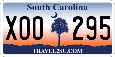 SC license plate XOO295