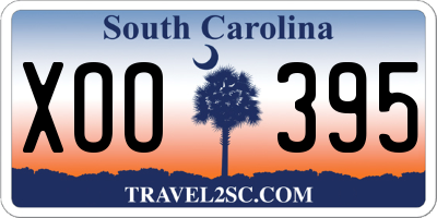 SC license plate XOO395