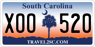 SC license plate XOO520