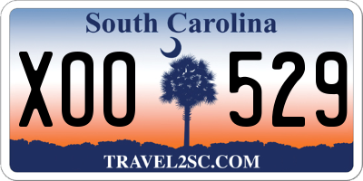 SC license plate XOO529