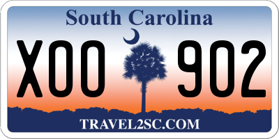 SC license plate XOO902
