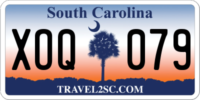 SC license plate XOQ079