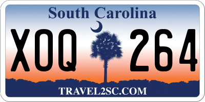 SC license plate XOQ264