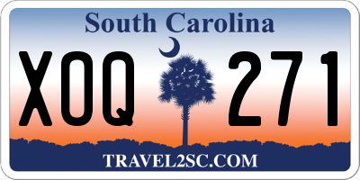 SC license plate XOQ271