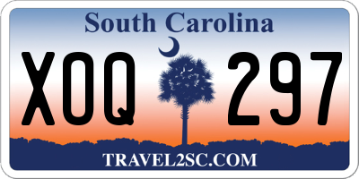 SC license plate XOQ297