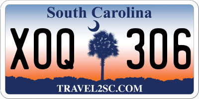SC license plate XOQ306
