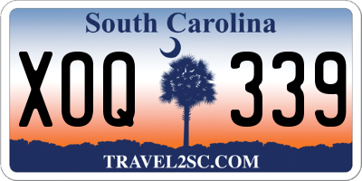 SC license plate XOQ339