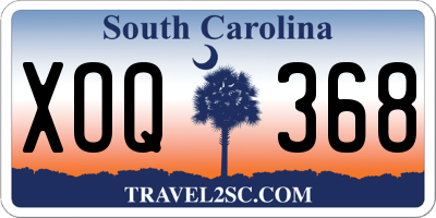SC license plate XOQ368