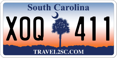 SC license plate XOQ411