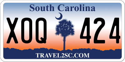 SC license plate XOQ424