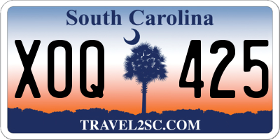 SC license plate XOQ425