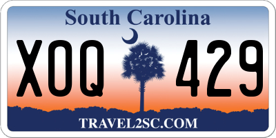 SC license plate XOQ429