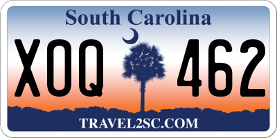 SC license plate XOQ462
