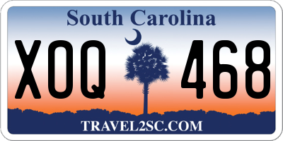 SC license plate XOQ468