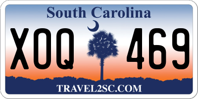 SC license plate XOQ469