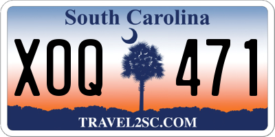 SC license plate XOQ471