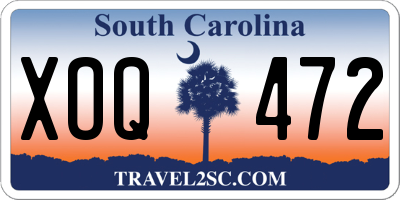 SC license plate XOQ472