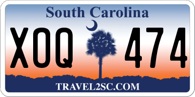 SC license plate XOQ474