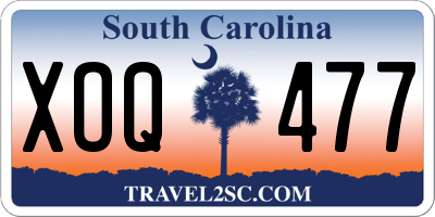 SC license plate XOQ477