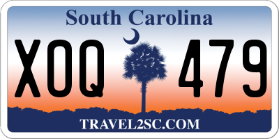 SC license plate XOQ479