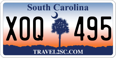 SC license plate XOQ495