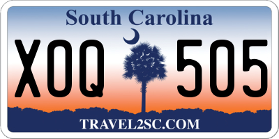 SC license plate XOQ505