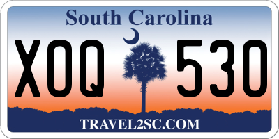 SC license plate XOQ530