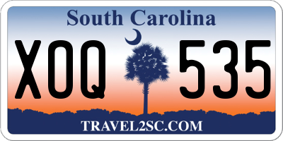 SC license plate XOQ535