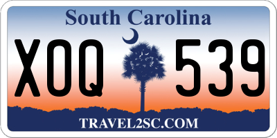 SC license plate XOQ539